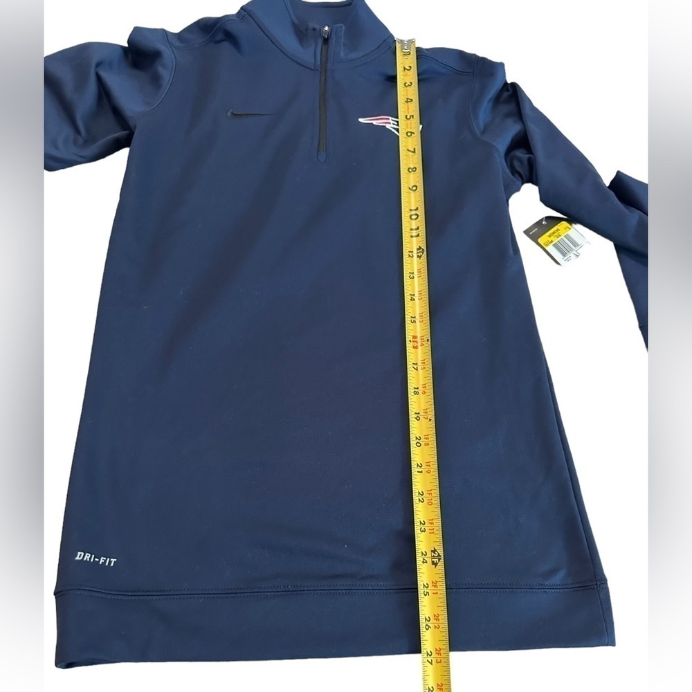 New England Patriots Nike Dri-Fit Half Zip Pullover Navy NFL Size Small NWT - Picture 13 of 17